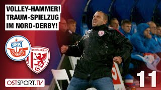 Volley-Hammer nach Traum-Spielzug im Nord-Derby! Rostock II - Greifswalder FC | Regionalliga Nordost