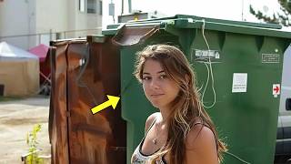 This Young Woman Lives In A Dumpster - Wait Till You See Inside!