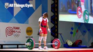 Nawaporn Daengsri (58kg, Thailand) 2015 Youth World Championships