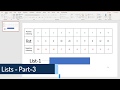 PCAP - Programming Essentials in Python: Module 3 (Lists-part 3)