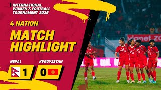 Nepal vs Kyrgyzstan | Intense Battle in the International Women’s Football Championship!