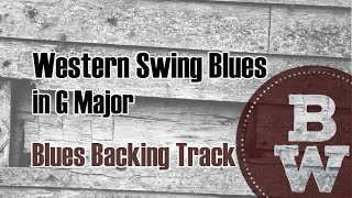 Western Swing Blues in G - Blues Backing Track