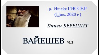 Ишайя Гиссер - Вайешев 1. И поселился Яаков на земле (2020)