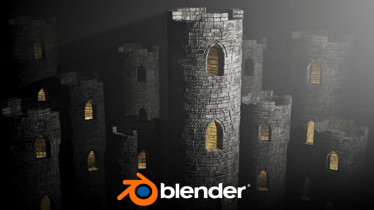 Easily Create Towers In Blender Youtube