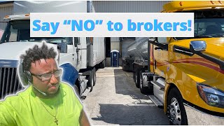 Trucker dealing with fuel prices, Booking loads dealing with brokers