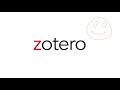 1 zotero tutorial introduction