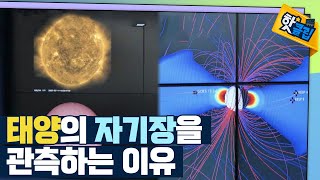 [핫클립] 태양의 자기장을 관측하는 이유는? / YTN 사이언스