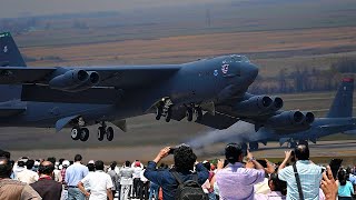 Rare !! US B-52 Bomber Showcase Power Over Middle East as Tensions Rise With Iran