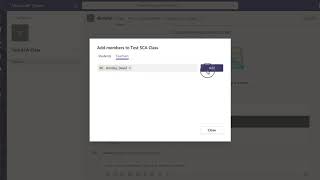Teams - Adding Pupils and Teachers to Classes