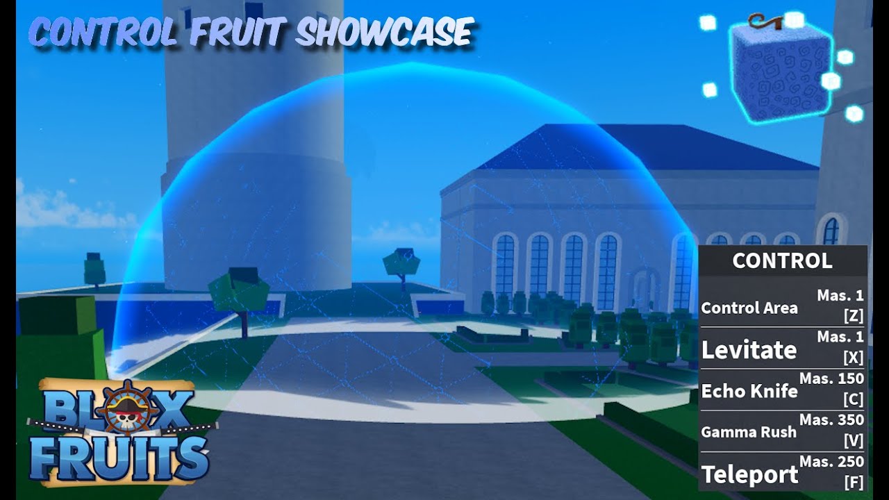 Control Fruit Showcase - Blox Fruits - YouTube