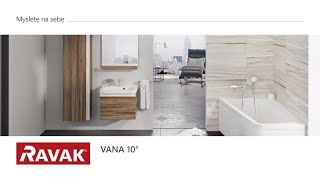 RAVAK montážní návod - Vana 10°