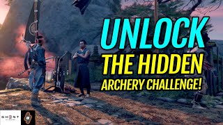 How to UNLOCK the secret archery challenge in Raider's Memorial | Iki Island DLC Ghost of Tsushima