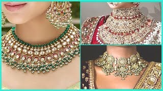 Latest Kundan Jewellery  Collection For Indian Wedding 2017 | Indian Bride Jewellery