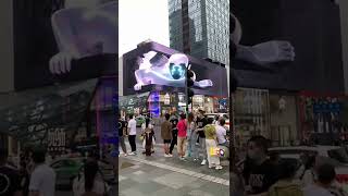 3D billboard in China 😱