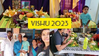 ഇതു ഞങ്ങളുടെ  ഈ വർഷത്തെ കുഞ്ഞു വിഷു ആഘോഷം||Vishu vlog2023||Templetime\u0026kaineetam||Banglore||Malayalam