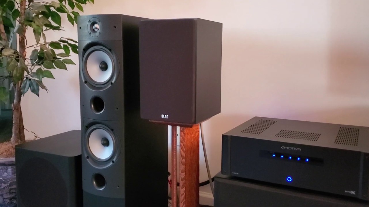 Emotiva A-5175 Amplifier & PSB Speakers - YouTube