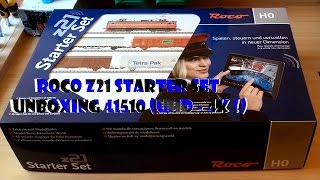 Roco z21 starter set UNBOXING 41510 (UHD - 4K !)