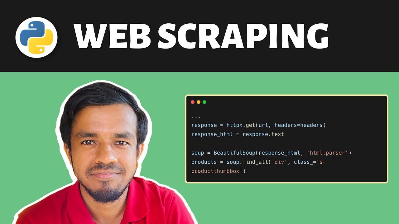 Easy Web Scraping With Python Beautifulsoup For Beginners (Python ...