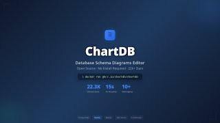 ChartDB - Open Source Database Schema Diagrams Editor Tutorial