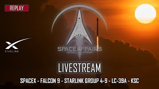 SpaceX - Falcon 9 - Starlink Group 4-9 - LC-39A - Kennedy Space Center - March 3, 2022