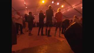 Stumpy Oak ceilidh band at FolkEast 2018 - a band's-eye view