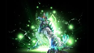 【MHXR】モンハン - ジンオウガ不死種 反魂せし翠狼 - 雷狼龍不死種 - 單人過關 - 進化角王盾斧ジオブロス - チャージアックス - Monster Hunter Explore