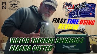 victor thermal dynamics plasma cutter. first time using it