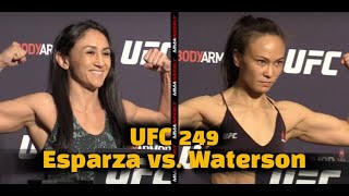 UFC 249 Official Weigh-Ins: Carla Esparza vs Michelle Waterson