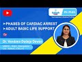 Phases of Cardiac Arrest and Adult Basic Life Support | Clinical Anesthesia by Dr. Vandana Dewan