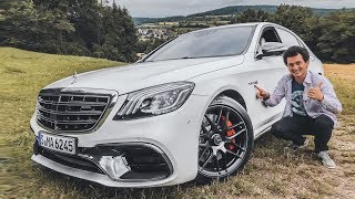 Новый Mercedes S-Class! Первый тест на S 63 - 612 сил, 3.5 с до 100 км/ч + 0-260!) AMG-обзор : )