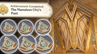 ALL 6 Mysterious Stone Slate Locations | The Nameless City Past Hidden Achievement | Genshin Impact