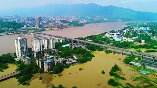 三峡大坝水位末端，嘉陵江洪峰8月18日再度来袭