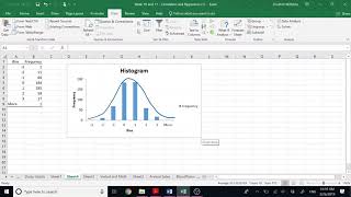 Assessing Normality of the Residuals using a Histogram