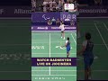 Nitesh Kumar delivers back-to-back smashes in the Badminton finals| Paralympics Badminton |JioCinema