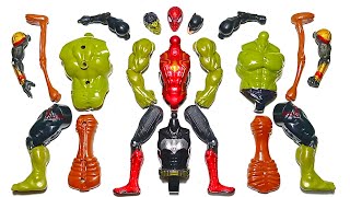 ASSEMBLE SUPERHERO TOYS HULK SMASH, SPIDER-MAN, SIREN HEAD, BATMAN AVENGERS