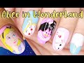 Tips Menggambar Wajah Nail Art || Alice in Wonderland Nail art