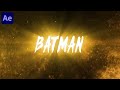 Glow Particle Text Reveal Animation in After Effects - After Effects Tutorial | No Plugins Required
