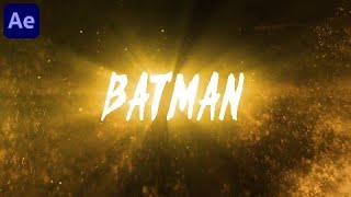 Glow Particle Text Reveal Animation in After Effects - After Effects Tutorial | No Plugins Required