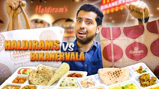 Haldirams vs. Bikanervala Thali Taste Test! | Honest Review | @cravingsandcalori