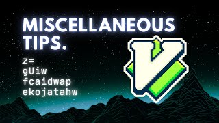 Good old underrated Vim Tips that I can never remember