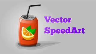 Vector Soda Can | Inkscape Speed Art