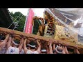 29年度 播州秋祭り 荒川神社小芋祭り 玉手 階段上り