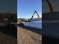 richiger ea910 grain bag unloader demo december 2016