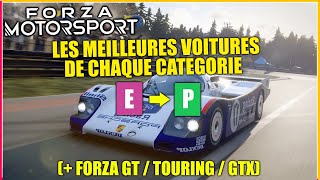 Forza Motorsport :BEST CARI IN EVERY CLASS