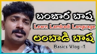 Learn Banjara Language || Vlog-1|| Learn Lambadi || Sugali || #Lambadi #Banjara #sugali ||Basics