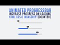 CSS Progress Bar Tutorial | Create Animated Progress Bar Using HTML CSS & Javascript | #RuncodeNow