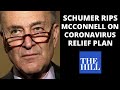 Schumer SLAMS McConnell for rushed relief plan process, LAUDS Dems for improvements | FULL REMARKS