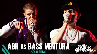 ABH vs Bass Ventura | Solo Final | 2019 UK Beatbox Championships