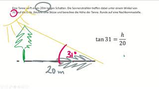 230. Berechnungen im rechtwinkligen Dreieck über sin, cos und tan