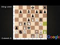 game 1 gukesh d vs ding liren world chess championship 2024